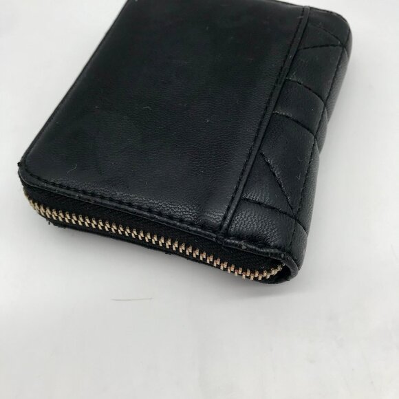 Guess Black Faux Leather Assia Small Zip Around Wallet - Picture 9 of 10